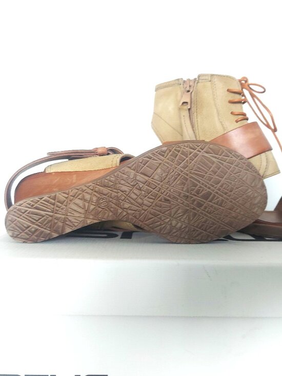 Mjus Italian Leather Wedge Sandals - Size 36 (US 6) - Picture 6 of 7